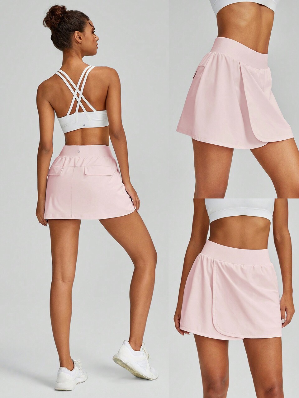 Step Out Skirt With Built-In Shorts Pocket Anti-Slip Light Support Studio Gym Daily Summer Quick Dry Moisture Wicking