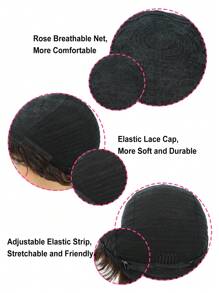 Short Machine Made Bang Wig, Color 2# Pixie Wig Chocolate Brown None Lace Wig With Fringe, Natural Layered Wigs Human Hair Wear And Go - S2 - View 4