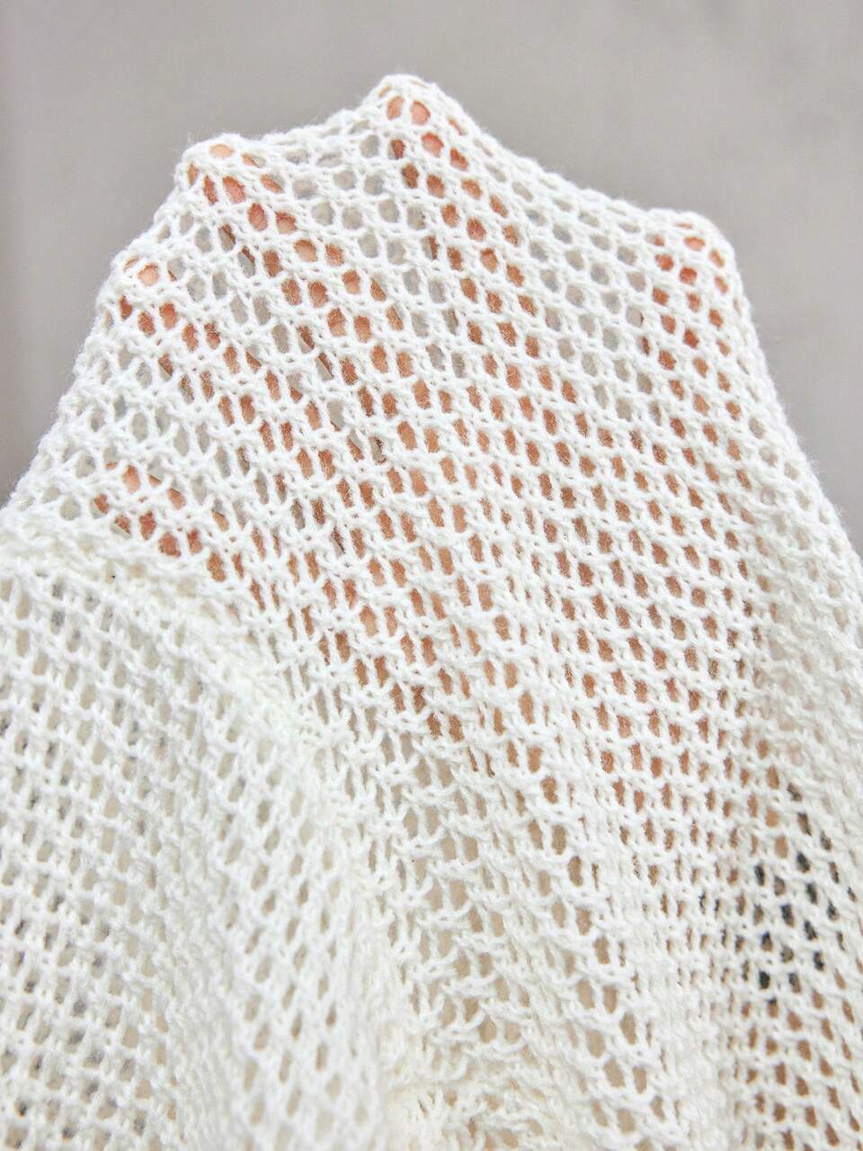 Men's Loose Drop Shoulder Knit Casual Top, Suitable For Summer