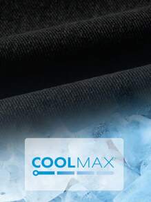 SHEIN ICON Coolmax 大码女式口袋宽腿宽松休闲牛仔裤 - 黑色 - 查看 7