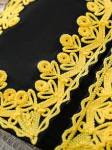 2pcs Baby Boy's Vintage Graphic Allover Hand-Embroidered Vest Top + Hat Set, Infant Baby Boys Clothes,Kid Clothes,Toddler Clothes, Baby Outfit, Baby Tops,Baby Boy Shirt,6M-3T