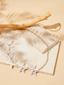 SHEIN VCAY Minimalist & Practical Multifunctional Star Waist Chain