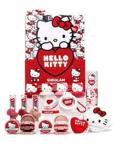 Hello Kitty｜SHEGLAM Full Collection 完整套裝 品牌 美容 化妝 化妝品 適合女性與女孩 完美搭配夏季春季 Y2K 時尚 流行 生日 母親節禮物 假期 派對準備就緒 最佳顏色 - 彩色 - 查看 12