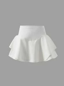 SHEIN Girlism Tween 女童休闲腰带简约风格短裤多件套 - 彩色 - 查看 5