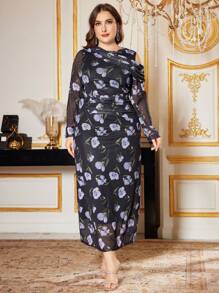 Modelyn 适合日常穿着的大码休闲简约时尚连衣裙 - 彩色 - 查看 6