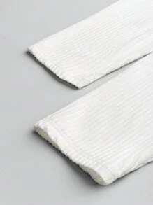 SHEIN LUNE Women Tie Dye Print Casual Loose Long Sleeve T-Shirt Fall Cloth For Women - White - View 3