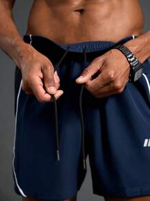 Manfinity Sport Polished Herren einfache modische Lässig Sportswear Shorts, für den täglichen Gebrauch