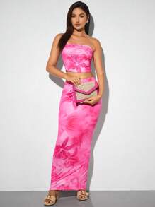 SHEIN BAE Woven Evening Clutch Bag For Women, Fashionable Minimalist Solid Color Large Wallet, Suitable For Summer Travel And Vacation, Straw Wallet, Straw Beach Bag, Beach Essentials, Beach Supplies, And Summer Necessities, Most Suitable For Beach Atmosphere - Hot Pink - View 5