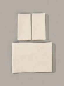 Cirelle [100% Cotton] 2/3pcs Duvet Cover Set (1pc Duvet Cover And 1/2pcs Pillowcase), Creamy White Color, With Button Closure Corner Ties, Classic Fashionable Simple Style, Ultra-Soft Skin-Friendly Breathable, Anti-Shrink Anti-Fade, Moisture-Wicking Fabric, Lightweight And Smooth, Machine Washable, For All Seasons All Size Bed -Twin, Full, King, Queen Size, Bedroom/Hotel/Dorm Use, Rama Bedtime Comfort, Mother's Day Gift, High-End Hotel Supplies, Back To School Dorm Essentials, Housewarming Gift - View 4