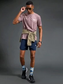 Manfinity Sport Polished Herren einfache modische Lässig Sportswear Shorts, für den täglichen Gebrauch
