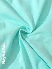 SHEIN 1 件男童休闲卡通恐龙印花短袖 T 恤 - 綠色 - 查看 6