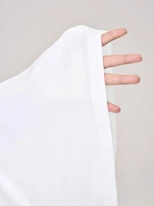 TaskEZ Damen Laborkittel in Große Größen / Langarm Revers-Kragen, einfarbig - Weiss - Übersicht 8