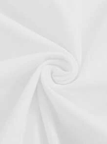 INAWLY 大码简约印花圆领短袖 T 恤 This Mama Prays 图案 T 恤女式上衣 - 白色 - 查看 5