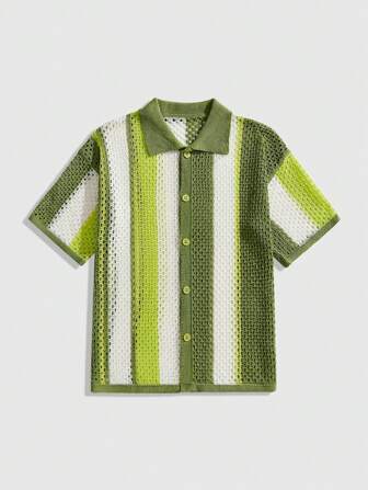 Street Life Kurzarm Herren Lässig T-Shirt Top, Frühling/Sommer