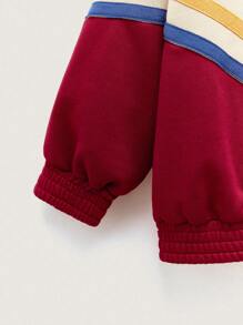 THE HAPPY LOOK Boys' Colorblock Patchwork Casual Jacket, Spring & Autumn - Multicolor - View 4