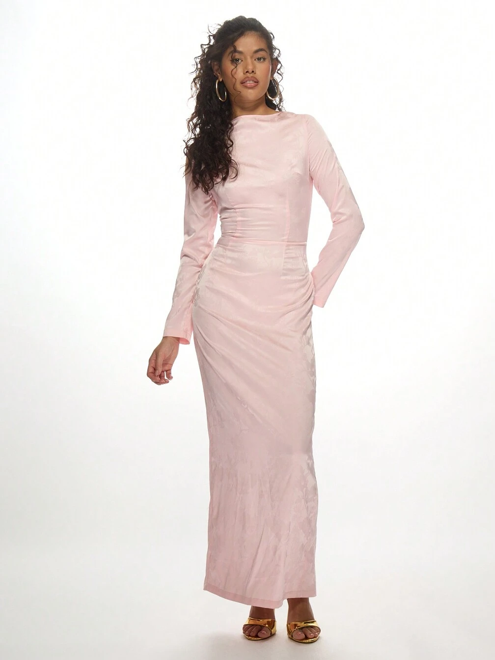 missguided satin maxi dress MISSGUIDED Satin Ruched Bust Strappy Fishtail Maxi Dress,S