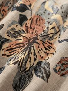 Rusticease Women Summer Floral Print Loose Strap Camisole Top