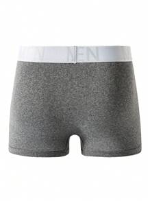 Manfinity Underwear&Sleepwear Basics 10 条装 男士字母印花撞色松紧腰休闲舒适平角内裤 - 彩色 - 查看 2