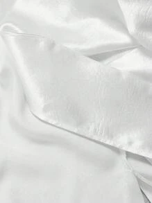 SHEIN MOD Women White Lightweight Blazers,Casual Holiday,Valentines Clothes,Summer Vacation,Spring/Summer,Brunch,Valentine's Day,Beach Outfits For Woman,Valentine's Day Outfit Women,Cruise Outfits Women Sexy,Easter,Beach Vacation Outfits,Western Wear Women,Going Out Tops,Club Outfits Women,2000s Style,Carnaval