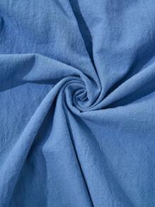EMERY ROSE Effen V-hals mouwloze damesjurk met geknoopte taille en halfhoge taille