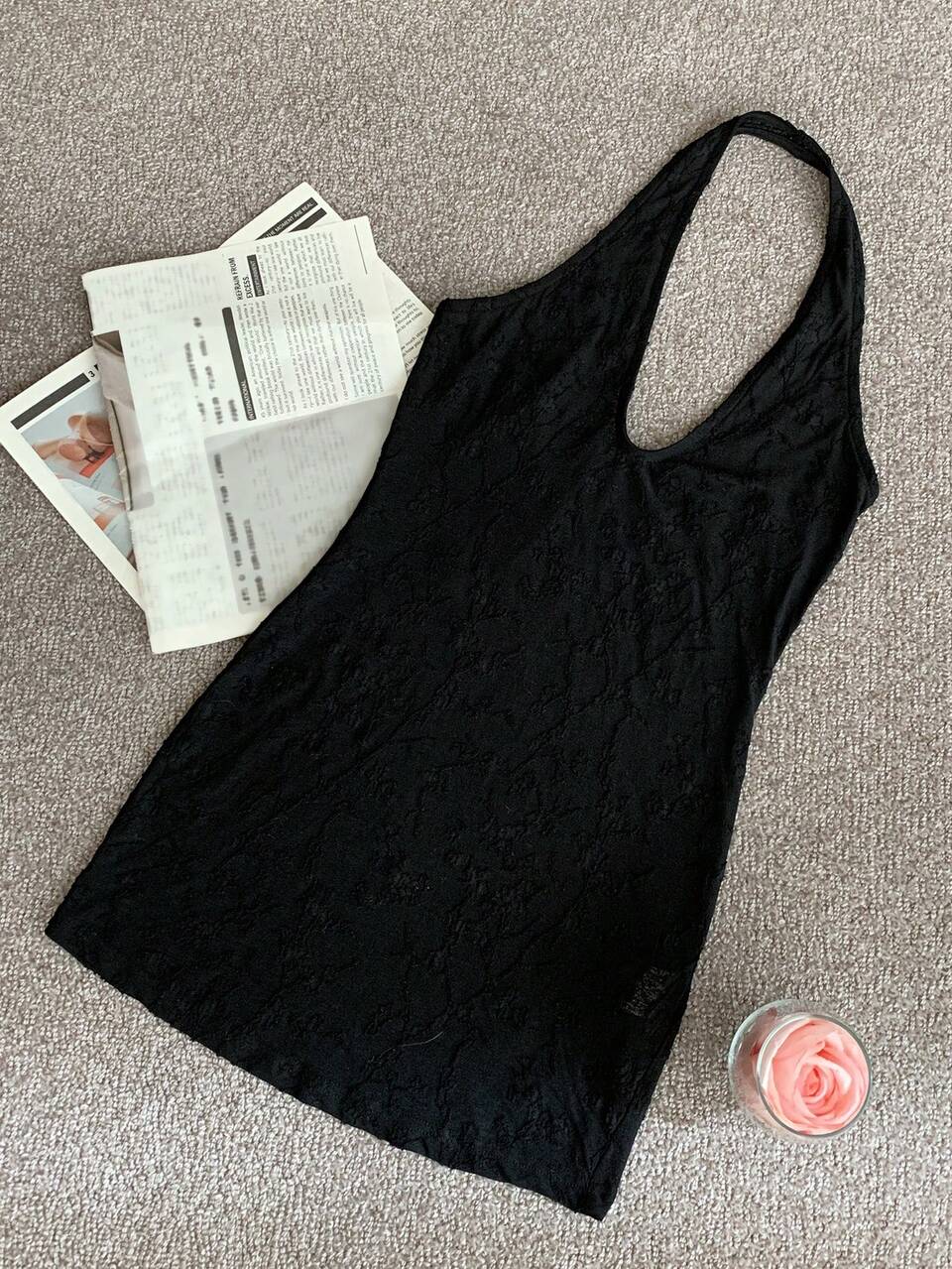 Semi-Sheer Jacquard Mesh Fabric Halter Neck Fitted Short Women Sexy Nightgown Lingerie For Women
