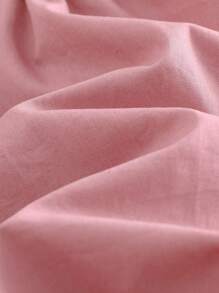 Cozy Pixies Baby Girl Ruffle Hem Waisted Casual Versatile Round Neck Dress - Multicolor - View 3