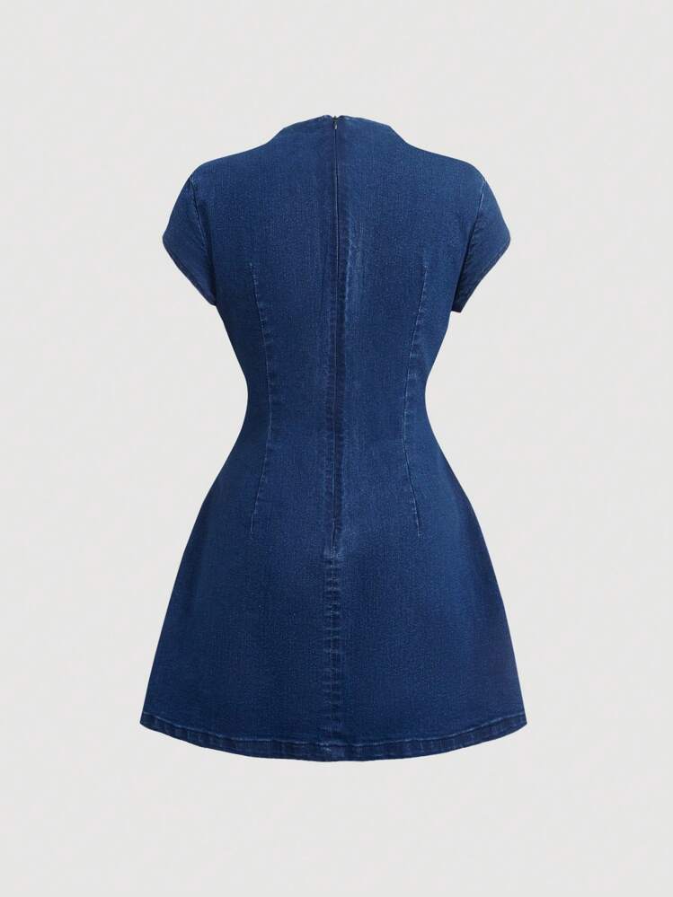 sierra blue mesh mini dress LIFE'S A BREEZE MESH MINI DRESS WITH RHINESTONES – AKIRA