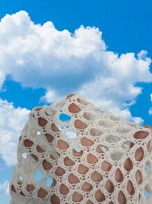 Swim SXY 1 chiếc váy bơi móc màu trơn cho nữ - trắng - Xem 4