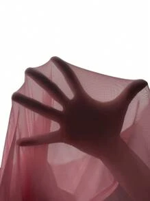 MaterniChic Slim Fit Solid Color Maternity Dress, Pink Dress - Pink - View 7