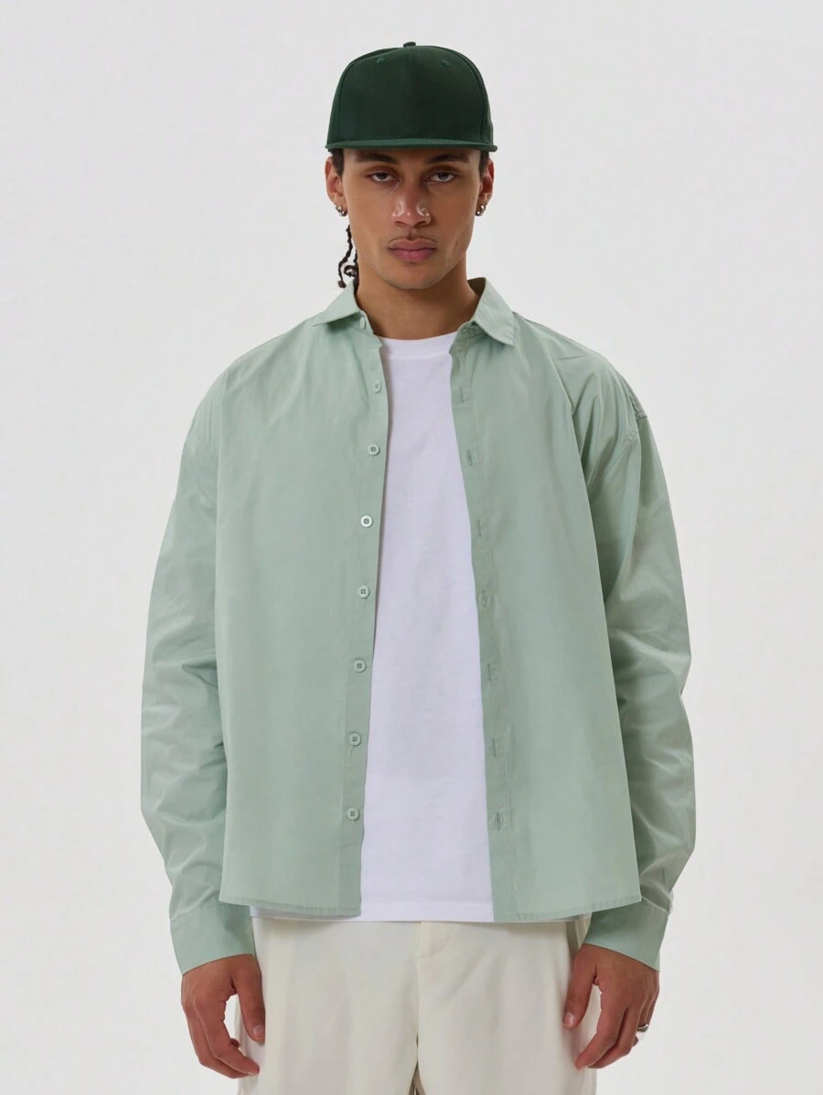 Musero Layered Short Sleeve Half Zip All Over Checkered Flannel Style Top Winter Essentials - Baby Blue - View 1