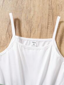 Tween Girl Collared Short Blazer & Jumpsuit 2 Pieces Outfit, Elegant For Commuting - Green - View 6