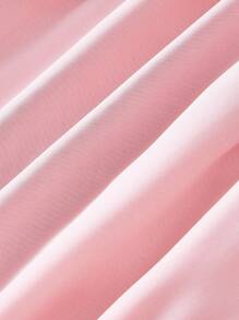 SHEIN MOD Vestito midi con volant rosa, vestito francese, adatto per concerti, top primaverili da donna, abito di Pasqua, outfit da concerto, abiti primaverili da donna - Rosa - Visualizzare 3