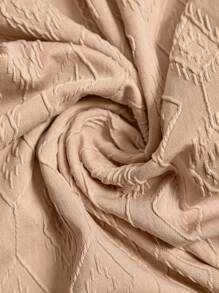 SHEIN LUNE Hollow Embroidered Button Dress With Ruffle Hem, Women Clothing,Western Wear Women,Bohemian - White - View 6