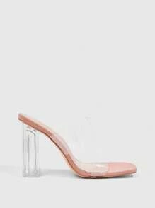 CUCCOO SZL Women's Crystal Heel Pumps, Minimalist And Practical Multi-Function - Apricot - View 4