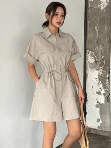 DAZY 女士略宽松收腰连体衣