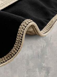 SHEIN EZwear 女士简约修身香槟色针织 PU 抹胸 - 香檳色 - 查看 3