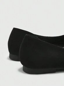 CUCCOO BIZCHIC Women Casual Flat Loafers, Minimalist Fashion For Everyday Wear Spring Shoes Spring Break Easter - Black - View 8