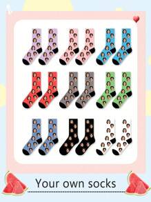 1 par de calcetines divertidos a la mitad de la pantorrilla personalizados para mujeres con foto personalizada, ponga cualquier cara en los calcetines, calcetines de pareja únicos y divertidos para el Día de San Valentín, regalo de cumpleaños u otras ocasiones Perro adorable, contratado, divertido, cálido Personalizado, único, personalizado Regalos personalizados para hombre/mujer Regalos ideales para él, novio, amigos Dormitorio, para bodas, para fiestas, para aniversarios, para cumpleaños, perro, colorido, lindo, adorable, contratado, divertido, personalizado, único, personalizado, Regalos ideales para él, Regalos ideales para ella, novio, novia, familia, amigos, ella