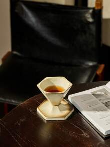 Cirelle 1 件大容量北欧复古风格高审美 IG 值得下午茶拿铁陶瓷咖啡杯，家用饮水杯，节日礼物，生日祝福，派对用品，送给朋友、父母、家居装饰、办公室装饰、拉玛桌装饰的完美礼物