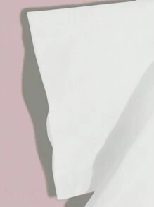 INAWLY 大码简约印花圆领短袖 T 恤 This Mama Prays 图案 T 恤女式上衣 - 白色 - 查看 4