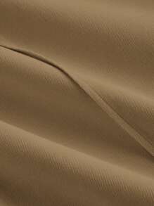 SHEIN MOD Women's Camel Toothpick Straight Leg Pants With Belt, Color, Winter Pants, Winter Pants For Women, High Waist Pants, New Years Women, Vacation Woman, Business Casual Woman, Office Wear Women, Old Money - Camel - View 3