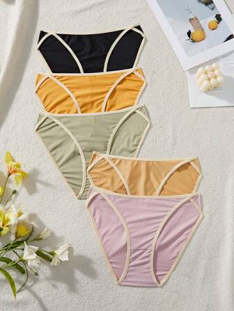 Snug Zone 5 st/pack kvinnor elastisk midja Casual shorts