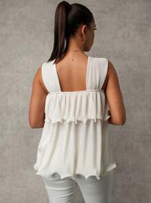 MaterniChic Maternity Casual Solid Color Wide Strap Shirt