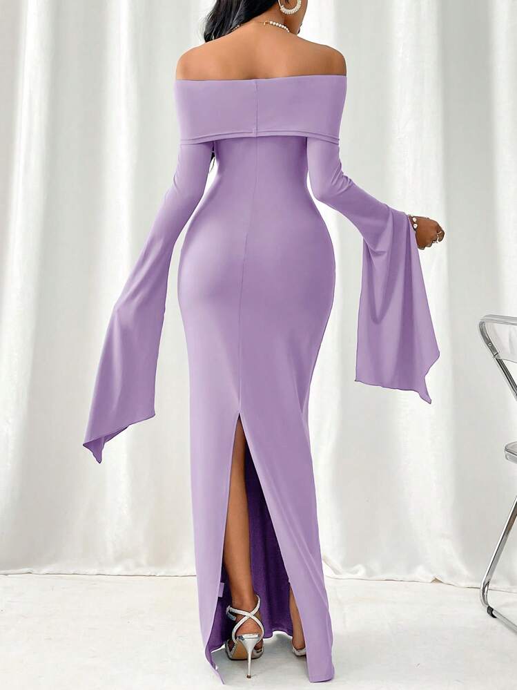 lavender bodycon dress long Pretty Lavender Maxi Dress - Mermaid Maxi Dress - Bodycon Maxi