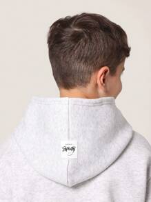 SUMWON Youth Sports Co-Ord Set Tracksuit Urban Athleisure Two-Piece New York Logo Streetwear Spring Fall Winter Casual Outfit Workout School Comfortable - Light Grey - View 7