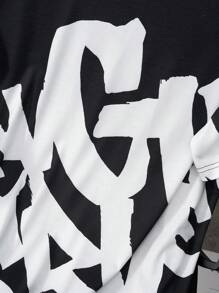 Manfinity LEGND Herren Oversize Rundhals Kurzarm Lässig T-Shirt, Alltags-Stil Herren Shirts Streetwear Streetwear Herren Shirts Herren Street-Wear Shirts Reißverschluss Hemden Herren Herren Streetwear Shirts