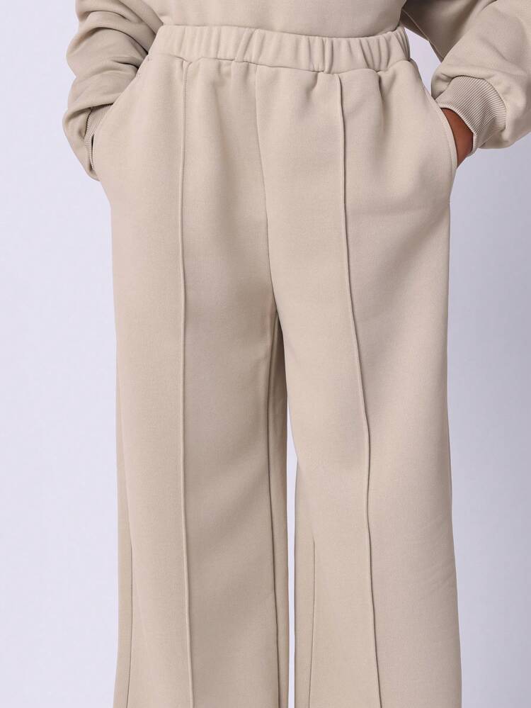 Sweatshirt Wide Leg Pants Co-Ord Set