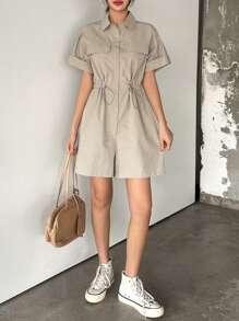 DAZY 女士略宽松收腰连体衣