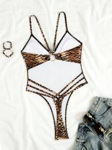 Swim SXY 1 bộ đồ bơi liền thân Monokini hở lưng nhiều màu gợi cảm cho nữ, dành cho kỳ nghỉ hè ở bãi biển - Nhiều màu - Xem 5