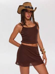 SHEIN BAE Sukienka damska w jednolitym kolorze, swobodna, minimalistyczna, codzienna